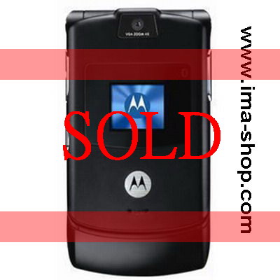 Motorola V3 RAZR V3 Quadband Business Phone - Brand New, Original & Boxed : Black