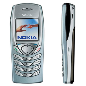 Nokia 6100 Classic Business Phone, genuine, brand new & original - Silver-Blue Color