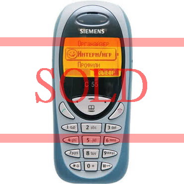 Siemens C55, mini mobile phone, genuine, brand new & Original - Blue Color